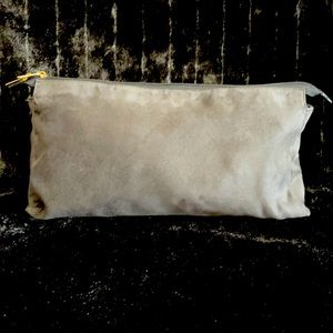 Lalo Grey Suede Handbag